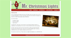 Desktop Screenshot of mrchristmaslights.com